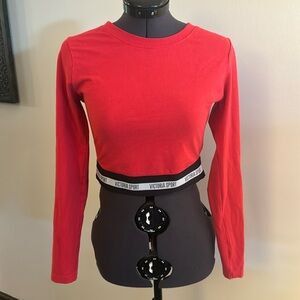Victoria Sport Long Sleeve Crop Top